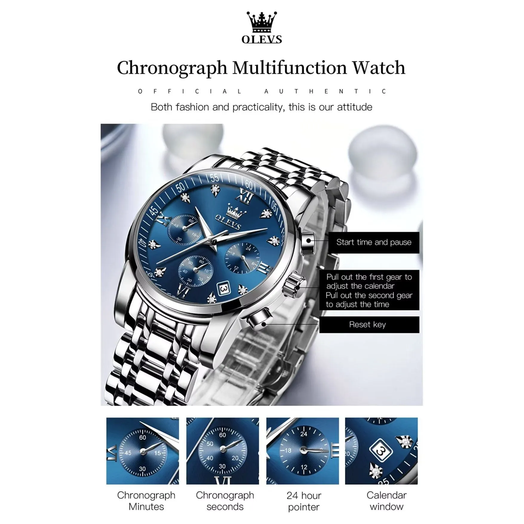 TimeSphere Precision Steel Chic