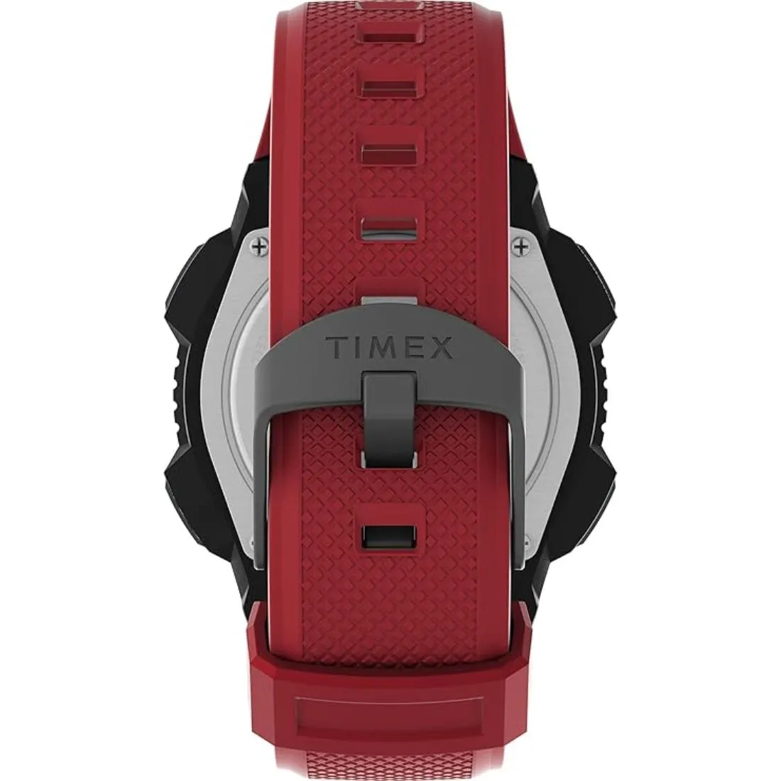 Timex Men 45 mm Size Dial Red Strap Digital Watch - TW4B27600