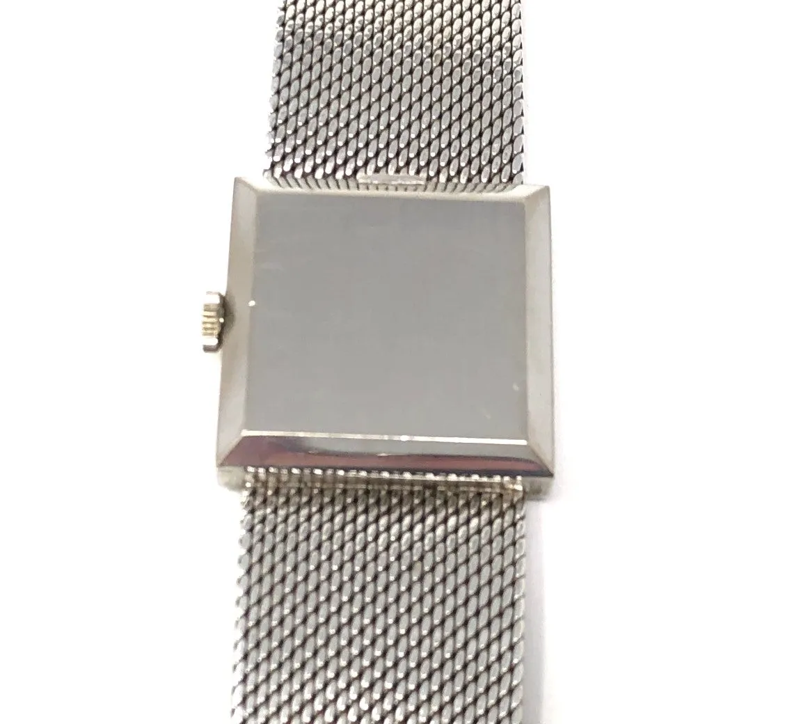 Vacheron & Constantin 18K White Gold Mesh Band Women's Watch