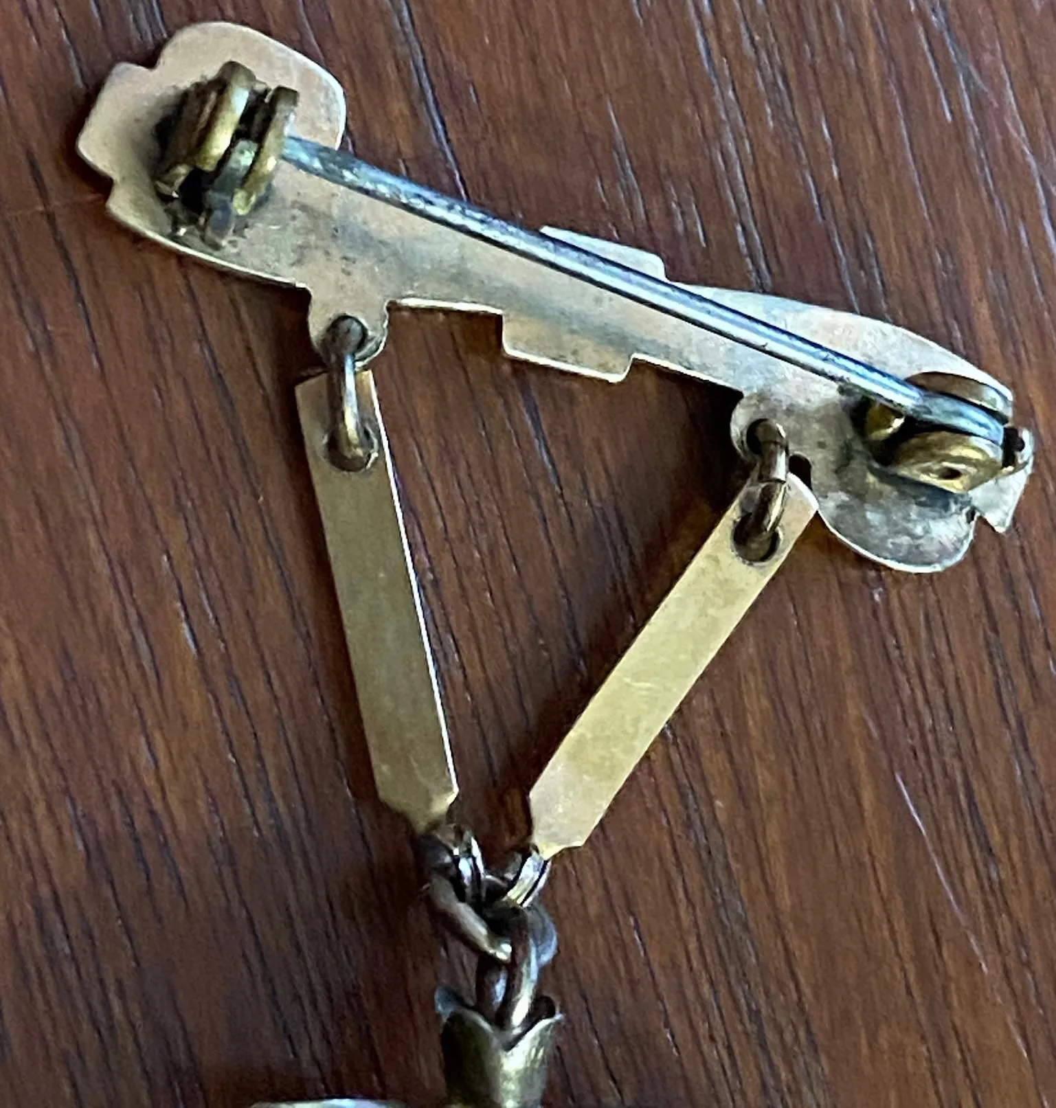 Vintage 10k Rolled Gold Ribbon Brooch Watch