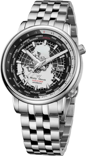 WM Watch - WM057 World Timer Watches for Men 41mm MIYOTA8215 Watch 10Bar Men's Automatic Watch
