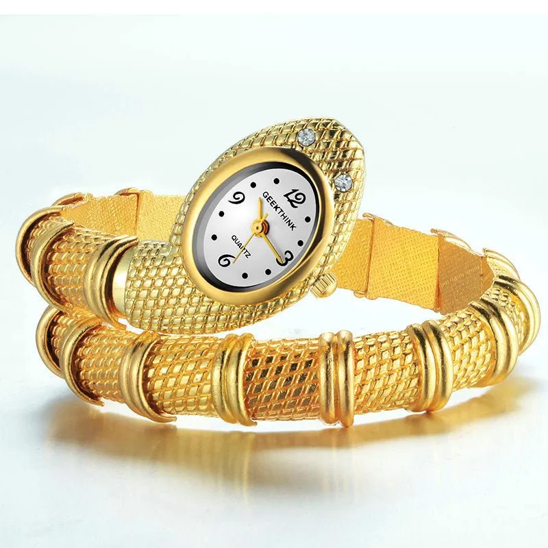 Women's Snake Serpentine Wrist Watch