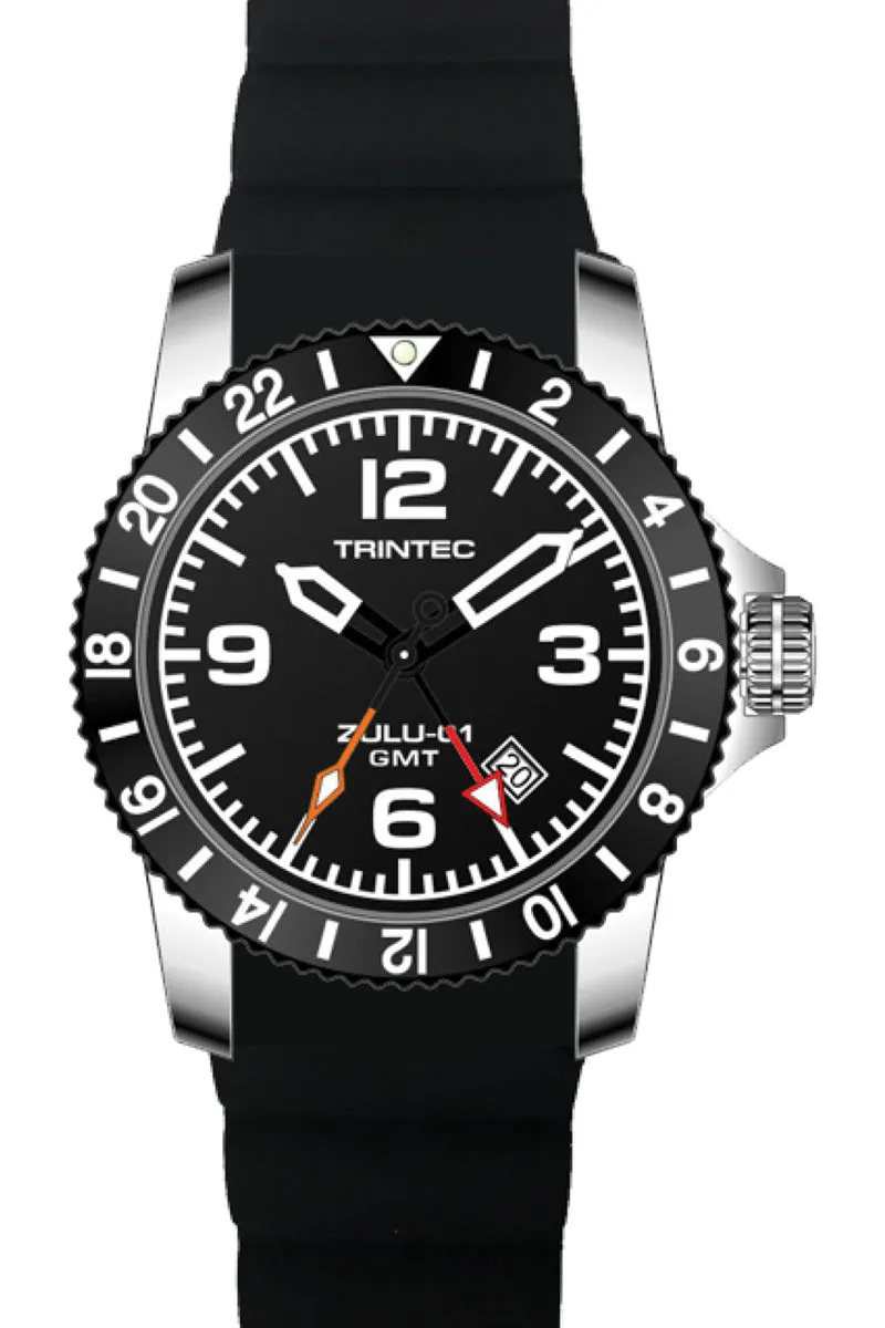 ZULU-01 GMT / Stainless / Quartz